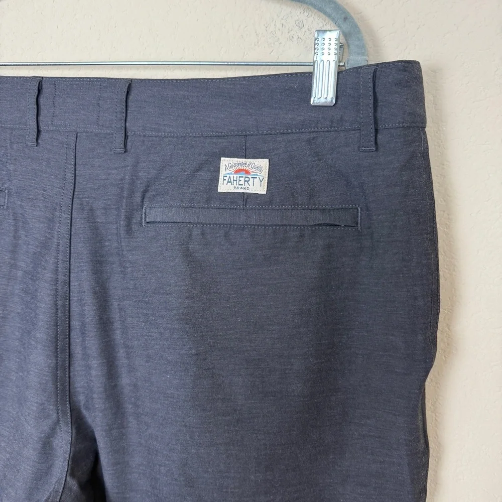 Faherty Men’s All Day 9” Shorts | Charcoal Grey | Size 38”